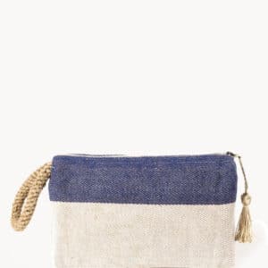 Block A Clutch - Blue