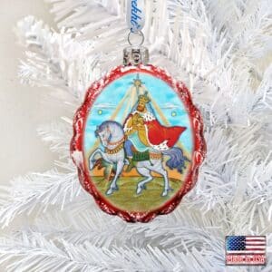 Melchior Three Kings Mercury Glass Ornament by G. DeBrekht - Nativity Holiday Decor - 772015