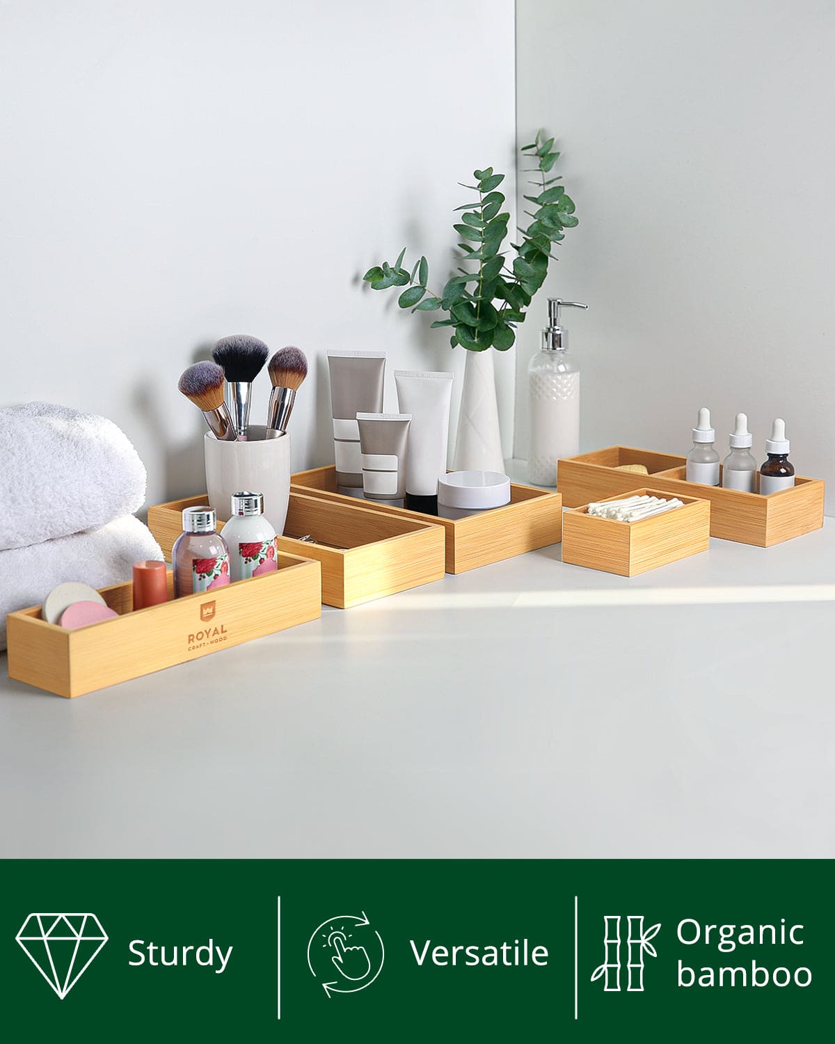 Storage Box Set of 5, Natural - Image 4