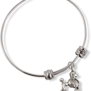 Emerald Park Jewelry Poodle Dog Fancy Bangle