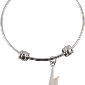 Emerald Park Jewelry Lightning Bolt Fancy Bangle