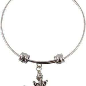Emerald Park Jewelry Aligator Crocodile Fancy Bangle