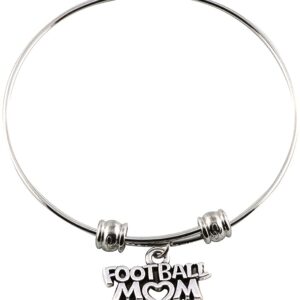 Emerald Park Jewelry Football Mom Bangle