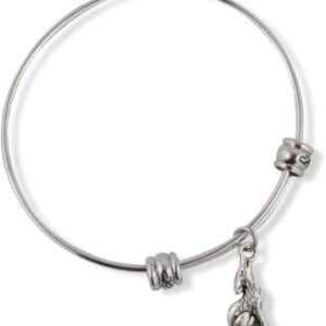 Emerald Park Jewelry Howling Wolf Fancy Bangle