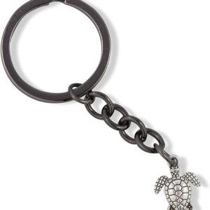 Emerald Park Jewelry Turtle Charm Keychain