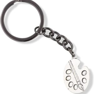 Emerald Park Jewelry Painters Palette Charm Keychain