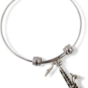 Emerald Park Jewelry Saxophone Fancy Bangle