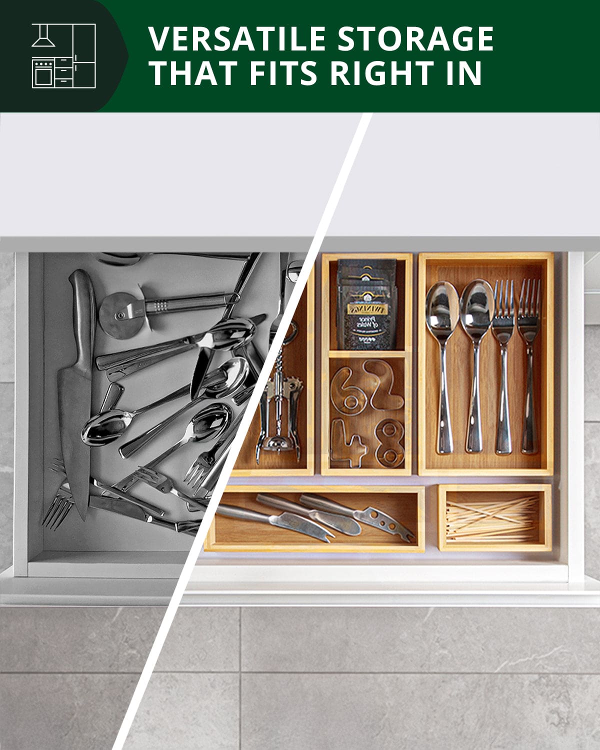 Storage Box Set of 5, Natural - Image 5