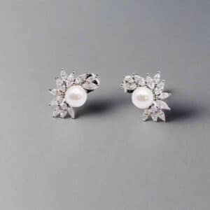 Pearlescent Blossom Earrings