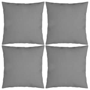 vidaXL Pillow 4 Pcs Outdoor Patio Decorative Throw Pillow Seat Cushion Fabric