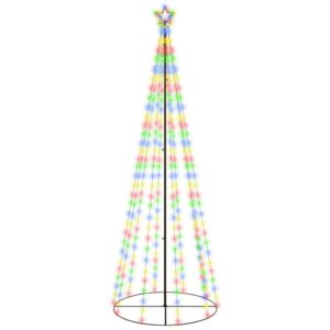 vidaXL Christmas Cone Tree Decoration Artificial Christmas Tree with LEDs