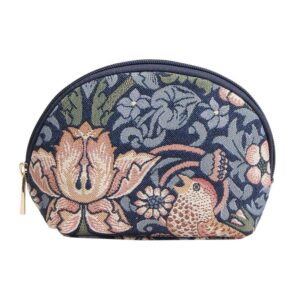 William Morris Strawberry Thief Blue - Cosmetic Bag