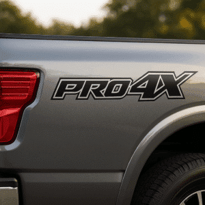 2X Decals 24" Vinyl Fits: Nissan Titan XD PRO 4X truck 2015 2019 PRO4X Stickers
