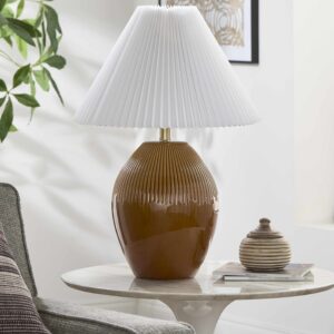 Lechbruck Dark Red Table Lamp
