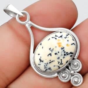 Natural Russian Honey Dendrite Opal Pendant P-1473 SDP125383