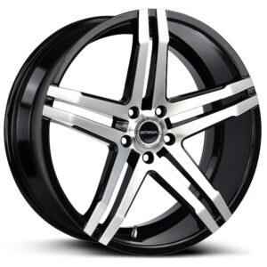 Domani Gloss Black Machined