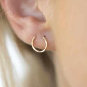 Lucky Horseshoe Stud Earrings