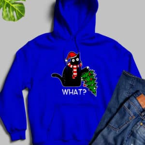 What Cat Christmas Tree Hoodie