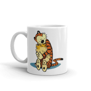 Calvin and Hobbes Hugging Mug