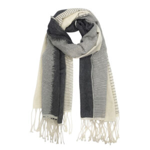 Striped Organic Cotton Scarf