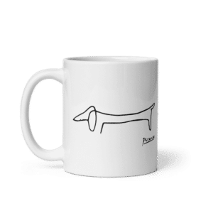 Pablo Picasso Dachshund Dog (Lump) Artwork Mug