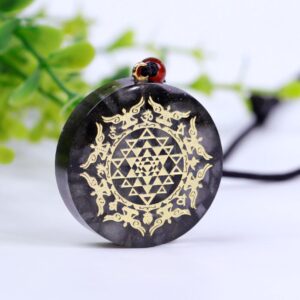 Orgonite Pendant Orgone Crystal Necklace Emf Protection Jewelry Necklace Meditation Jewelry