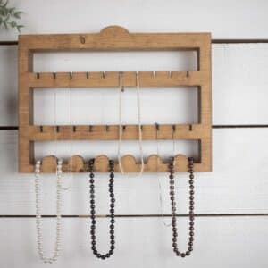 Jewelry Storage, Wall Mounted Necklace Holder, Hanging Jewelry Display